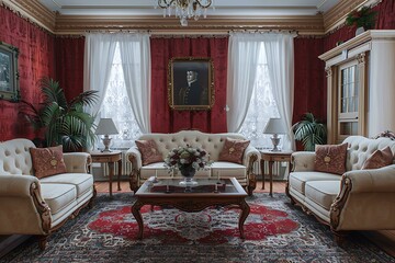 Fototapeta premium Living room