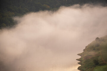 River Overlook at Saxon Switzerland National Park, or Nationalpark S&auml;chsische Schweiz