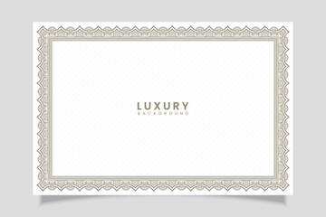 retro page vintage wedding invitation card islamic certificate border line pattern illustration frame 