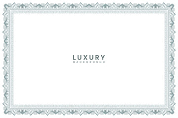 simple page vintage wedding invitation card islamic certificate border line pattern illustration frame