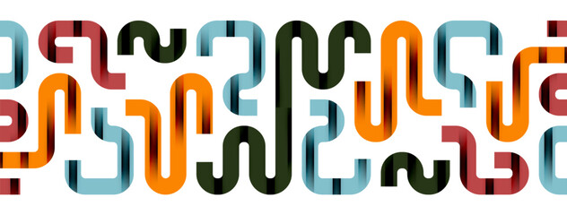 Lines, abstract letter style design background. Geometric vector Illustration For Wallpaper, Banner, Background, Card, Book Illustration, landing page