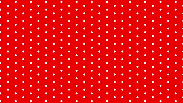ループするシンプルなドットの背景素材,4k,赤
