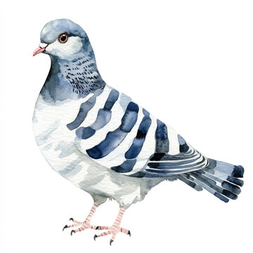 recommend clip art: Dove watercolor clipart illustration isolated