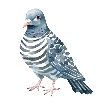 recommend clip art: Dove watercolor clipart illustration isolated