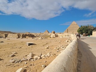 The Great Pyramids of Giza and Sphinx, Egypt