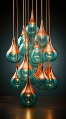 golden bell on a black background