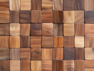 Wooden panels wall design