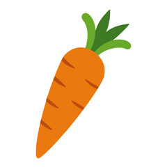 Vector art of carrot silhouettes illustration