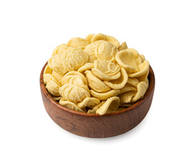 Raw Orecchiette Pasta, Homemade Dry Macaroni, Italian Recchietedde