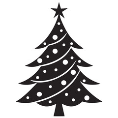 Christmas Tree Icons Vector Illustrations for Holiday Designs