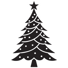 Christmas Tree Icons Vector Illustrations for Holiday Designs