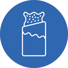 Granola Bar line circle icon