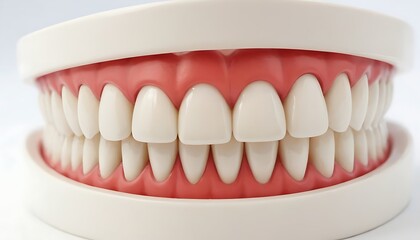 Obraz premium 3d Cartoon tooth smiling .A funny animated tooth shows a cool gesture on a multicolored background. 3d animation.teeth, dental, dentist, dentistry, mouth, smile, three-dimensional, 786