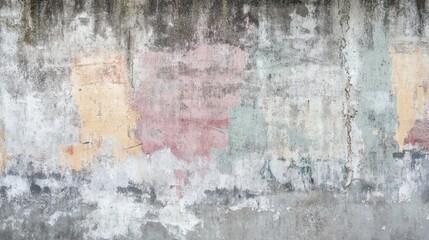Obraz premium Abstract Grunge Textured Wall Background with Pastel Hues