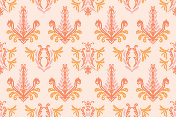 Motifs African boho paisley Floral Ikat pattern embroidery border. Ethnic ikat floral Ethnic Indian Pattern Ikat pattern Ethnic Pattern.Border indian floral Aztec embroidery border seamless patterns.