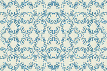 Motifs African paisley boho Floral Ikat seamless pattern embroidery border. Ethnic ikat saree sarong  flower design for Ikat pattern and Ethnic Pattern.Border indian floral Aztec embroidery patterns.