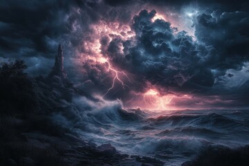 Fototapeta premium Towering Storm