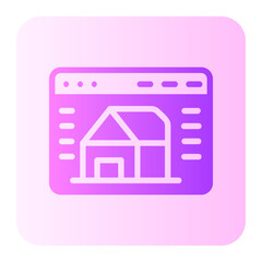 Fototapeta premium web gradient icon