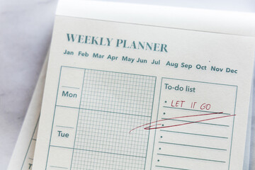 Motivational note on a notepad