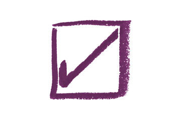 Draw a dark purple pencil line separately on a transparent background.