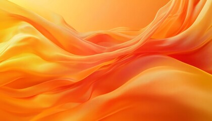 Obraz premium Abstract Orange Background with Flowing Curves and Soft Lighting