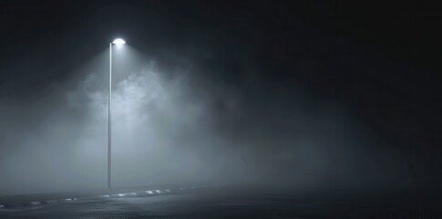 Serene Night Street Scene. Tranquil urban landscape