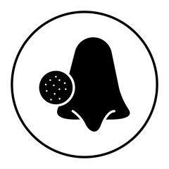 Pore vector icon. Can be used for Skincare iconset.