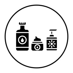 Cosmetics vector icon. Can be used for Skincare iconset.