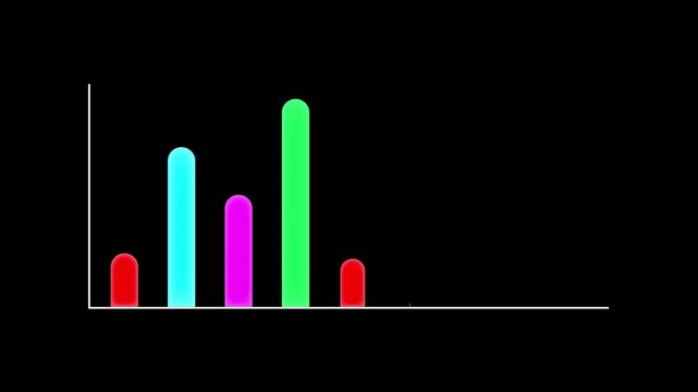 Website Dashboard Showing Graphs, Charts, and Statistics. Admin statistical Web page with Business Data and Analytics. Neumorphic UI interface Design Animation Template.