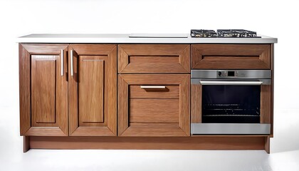 kitchen cabinet white background