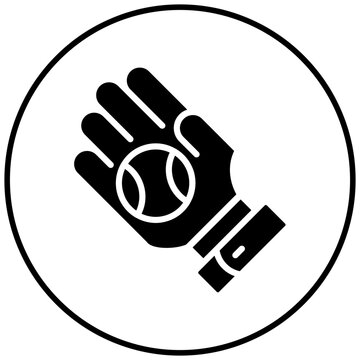 recommend clip art: Softball Mitt vector icon. Can be used for Outdoor Fun iconset.