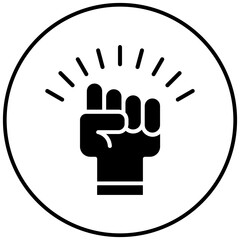 Courage vector icon. Can be used for Personality Traits iconset.