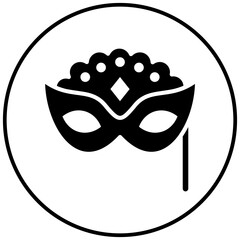 Italian Opera Mask vector icon. Can be used for Italy iconset.