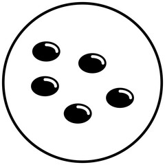 Colorful Sweets vector icon. Can be used for Festa Junina iconset.