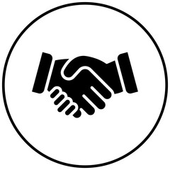 Deceptive Handshake vector icon. Can be used for Corruption iconset.