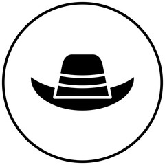 Swindlers Hat vector icon. Can be used for Corruption iconset.