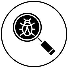 Virus Detector vector icon. Can be used for Infectious Diseases iconset.