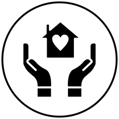 Palliative Support vector icon. Can be used for Chemotherapy iconset.