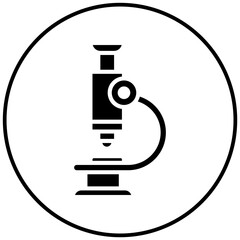 Microscope vector icon. Can be used for Lab iconset.