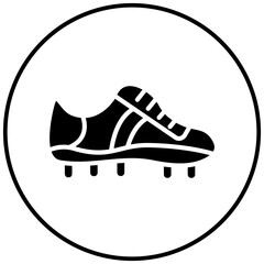 Rugby Boots vector icon. Can be used for Rugby iconset.
