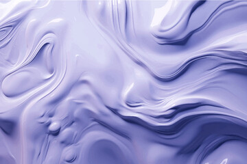 Cosmetic cream texture background. Light purple lotion, moisturizer, face mask applied. Creamy skin care product. Eps 10