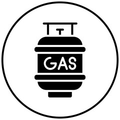 Gas vector icon. Can be used for Manufacturing iconset.