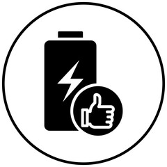 Feedback vector icon. Can be used for Battery and Power iconset.