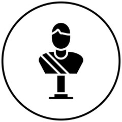 Sculpture vector icon. Can be used for Art and Craft Supplies iconset.