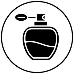 Perfume vector icon. Can be used for Luxury iconset.
