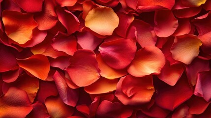 Fototapeta premium Rose petals on abstract background