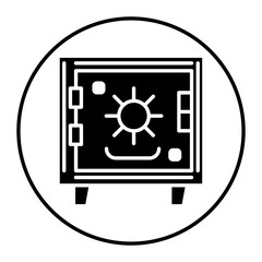 Vault vector icon. Can be used for Trading iconset.