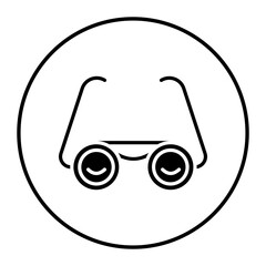 Sunglasses vector icon. Can be used for Retro iconset.