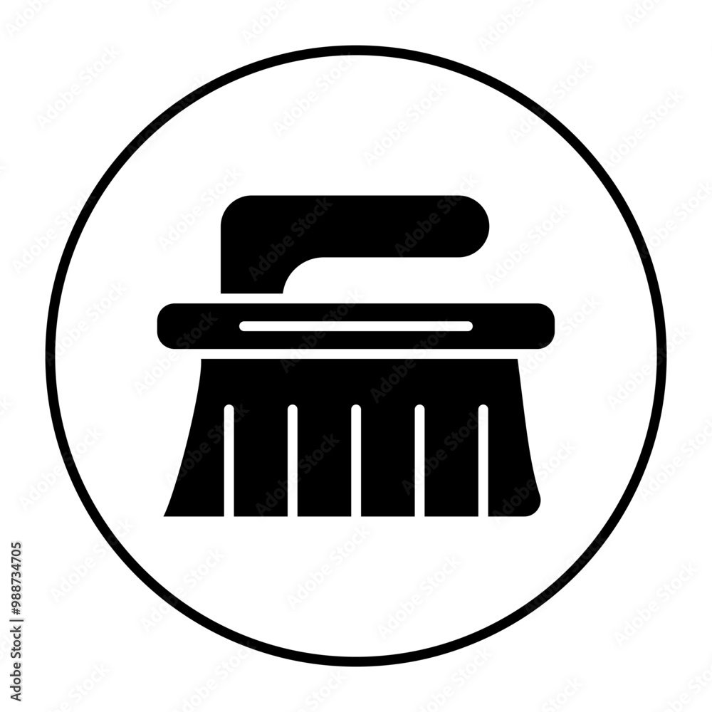 Wall mural Brush vector icon. Can be used for Laundry iconset.