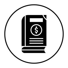 Bookkeeping vector icon. Can be used for Credit And Loan iconset.